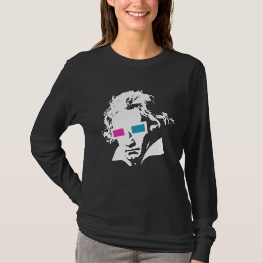 3D Beethoven T-shirt (Voorkant)