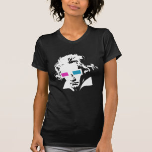 3D Beethoven T-shirt