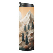 3d Bergen landschap Thermosbeker (Geroteerd rechts)