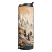 3D berglandschap Thermosbeker (Gedraaid links)