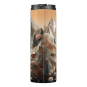 3D berglandschap Thermosbeker (Achterkant)