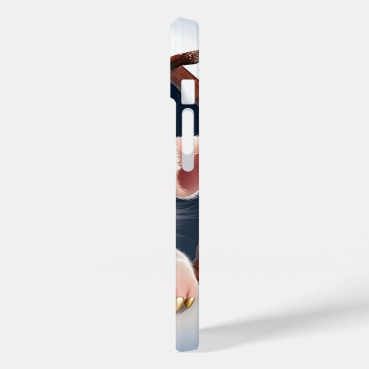 3D Bignet Kerstmis Case-Mate iPhone Case (Achterkant / Links)