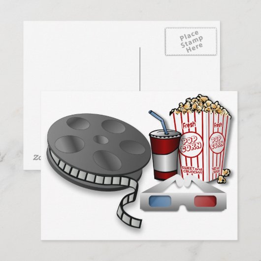 3D Bioscoop Briefkaart (Voorkant / Achterkant)