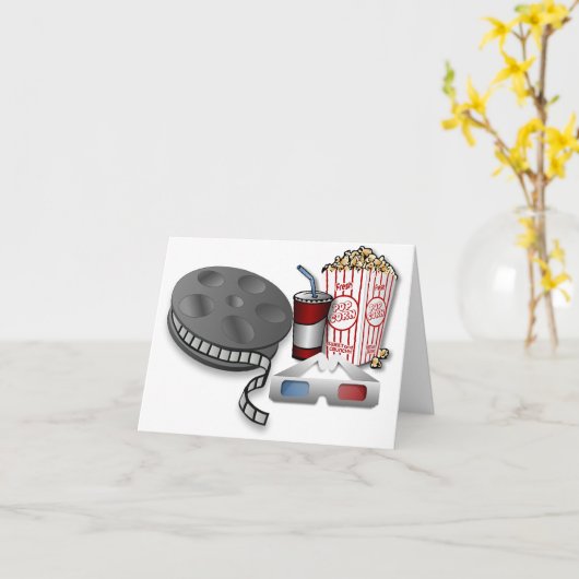 3D Bioscoop Kaart (Gele Bloem)