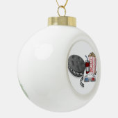 3D Bioscoop Keramische Bal Ornament (Links)