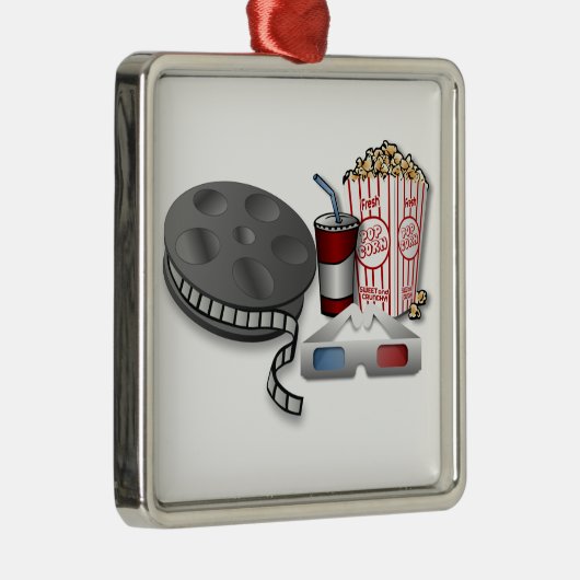 3D Bioscoop Metalen Ornament (Rechts)