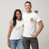 3D-bioscoop Popcorn Mascotte T-shirt (Unisex)