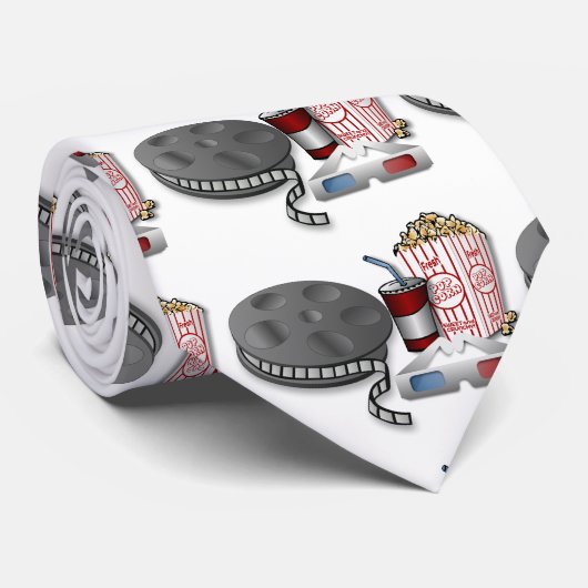 3D Bioscoop Stropdas (Opgerold)