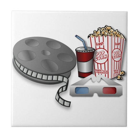 3D Bioscoop Tegeltje (Voorkant)