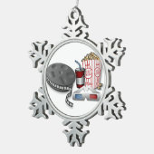 3D Bioscoop Tin Sneeuwvlok Ornament (Rechts)