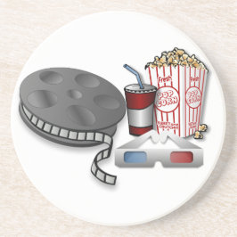 3D Bioscoop Zandsteen Onderzetter