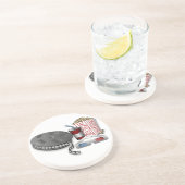 3D Bioscoop Zandsteen Onderzetter (Zijkant)