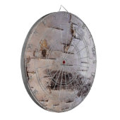 3D Birch Bark Dartbord (Voorkant Links)