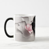 3D Black Cat Magische Mok (Links)