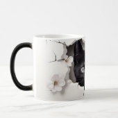 3D Black Cat Magische Mok (Links)