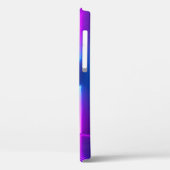 3d, blauwe, roze violet neon abstracte achtergrond Case-Mate iPhone case (Achterkant / Links)