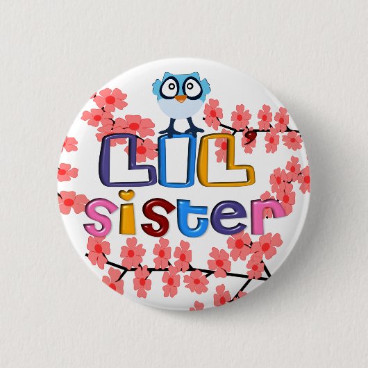 3D Blik zuster Button (Voorkant)