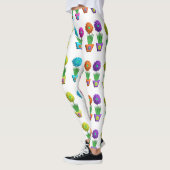3D bloemen in potten Leggings (Links)