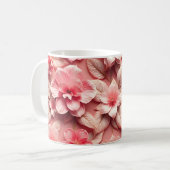 3D Bloemen Koffiemok (Voorkant links)