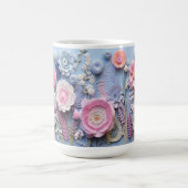 3D Bloemen Koffiemok (Center)