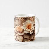 3D Bloemen Koffiemok (Voorkant rechts)