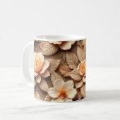 3D Bloemen Koffiemok (Voorkant links)