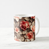 3D Bloemen Koffiemok (Voorkant rechts)