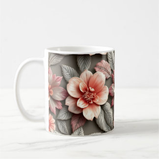 3D Bloemen Koffiemok