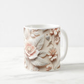 3D Bloemen Koffiemok (Voorkant rechts)