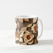 3D Bloemen Koffiemok (Voorkant rechts)