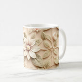 3D Bloemen Koffiemok (Voorkant rechts)