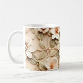 3D Bloemen Koffiemok