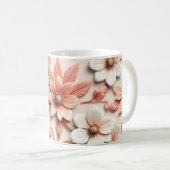 3D Bloemen Koffiemok (Voorkant rechts)