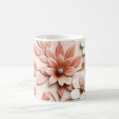 3D Bloemen Koffiemok (Center)