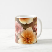 3D Bloemen Koffiemok (Voorkant rechts)