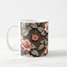 3D Bloemen Koffiemok