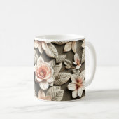 3D Bloemen Koffiemok (Voorkant rechts)