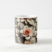 3D Bloemen Koffiemok (Center)