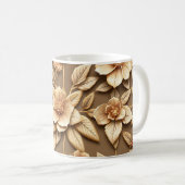3D Bloemen Koffiemok (Voorkant rechts)