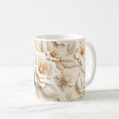 3D Bloemen Koffiemok (Voorkant rechts)