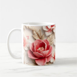 3D Bloemen Koffiemok