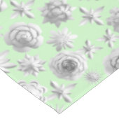 3D Bloemen Patroon 01.wx4.Lpink BG Tafelkleed (Gekanteld)