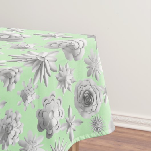3D Bloemen Patroon 01.wx4.Lpink BG Tafelkleed (Voorbeeld)