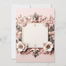 3D-bloemenframe Kaart