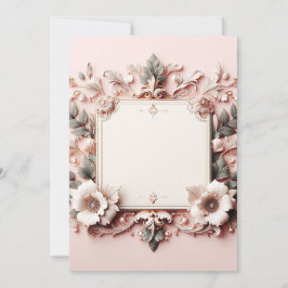 3D-bloemenframe Kaart