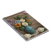 3D bloemenspiraal fotoboek Notitieboek (Rechterzijde)