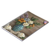 3D bloemenspiraal fotoboek Notitieboek (Linkerzijde)
