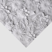 "3D" Bloemige Bruiloft Moederdag Valentijnsdag Tissuepapier (Detail)