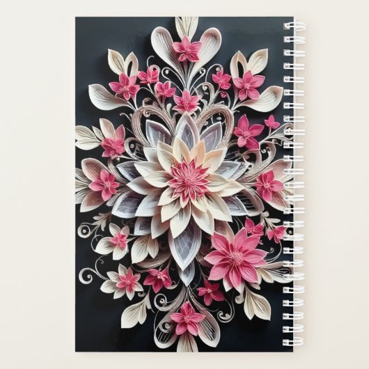 3D bloemontwerp Planner (Achterkant)