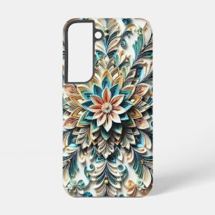 3D bloemontwerp Samsung Galaxy Hoesje